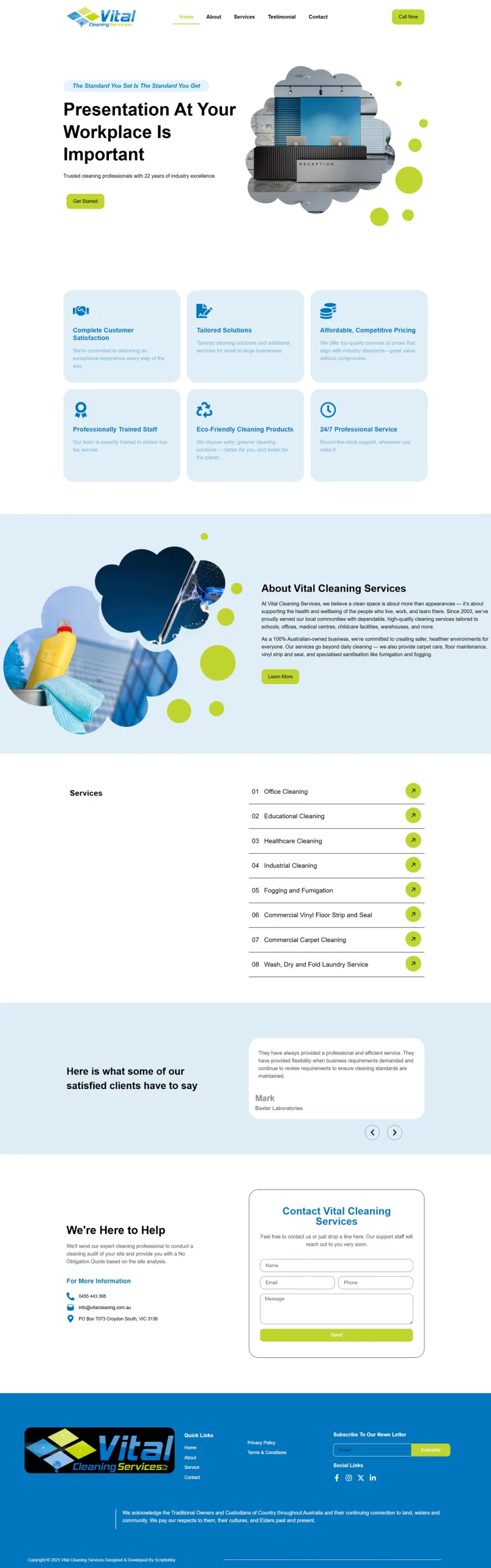Danny’s Flash Roofing website